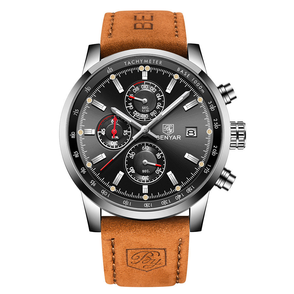 Men's Fashion Luxury Quartz Watch – Business & Casual Elegance! - TIVOUA
