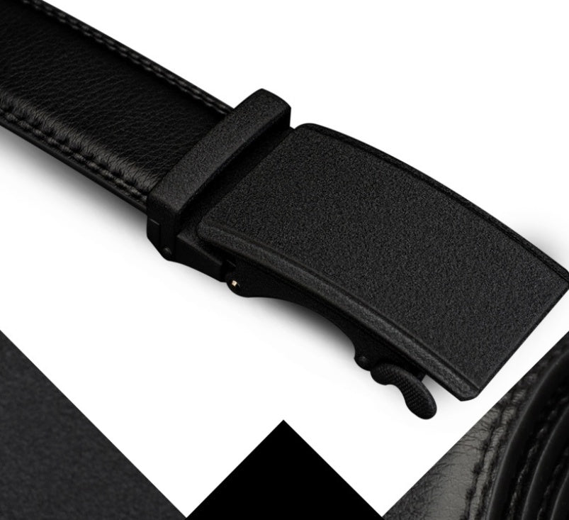 Genuine Leather Automatic Buckle Belt – Classic & Stylish for Every Occasion! - TIVOUA
