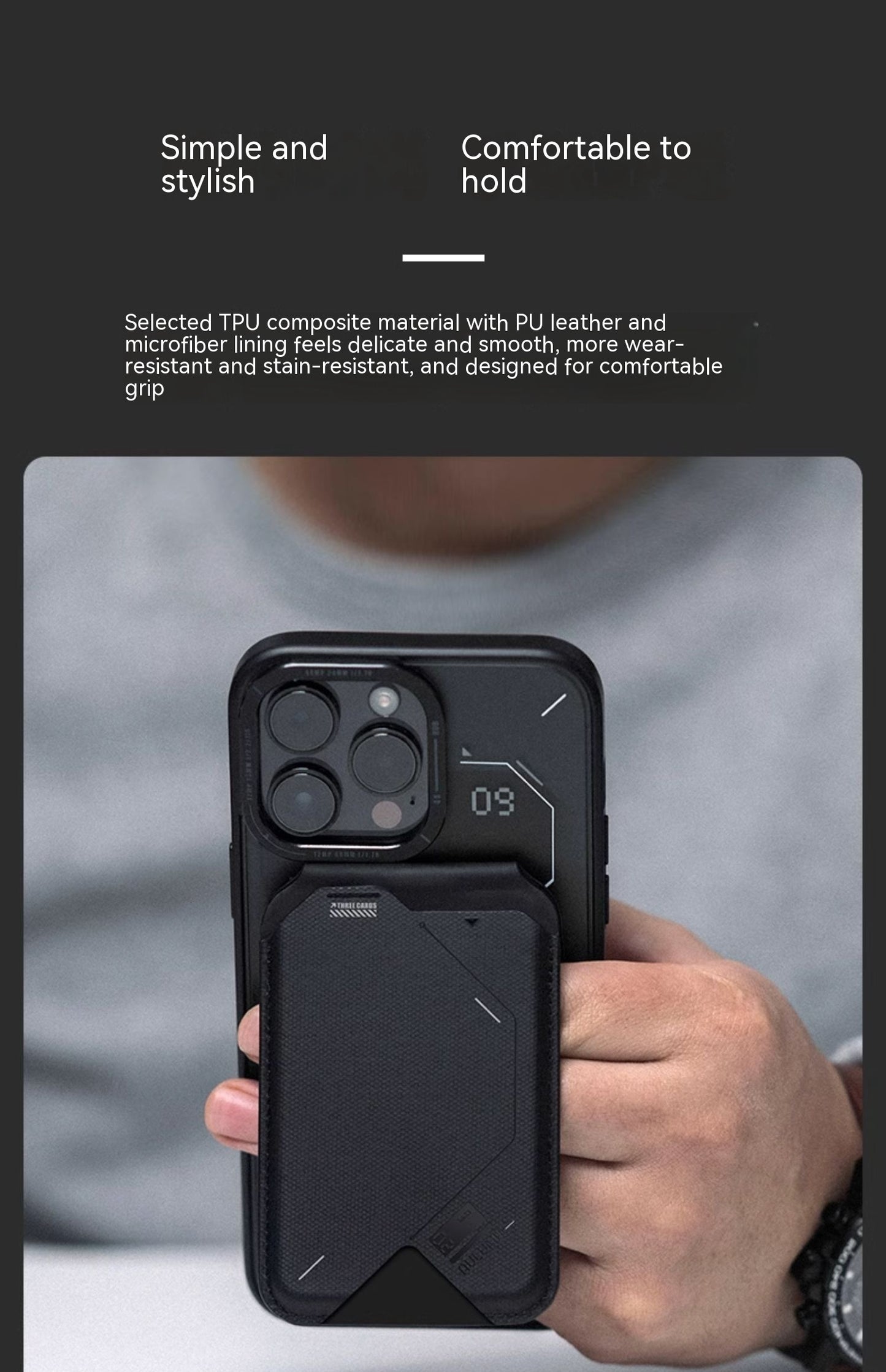 Fantastic Magnetic Flip Card Holder: 2-in-1 Wallet & Phone Stand In One! - TIVOUA