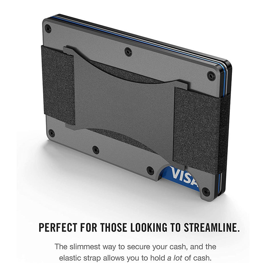 RFID Blocking Metal Carbon Fiber Wallet – Secure, Stylish & Compact! - TIVOUA