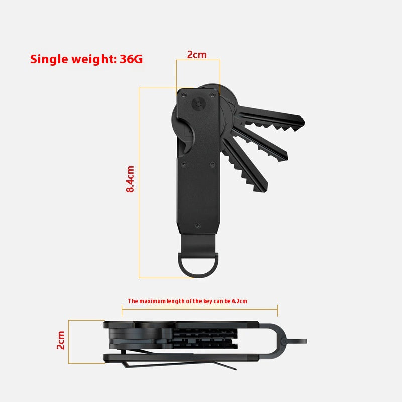 Metal Storage Buckle Key Holder – Durable & Stylish Organizer! - TIVOUA