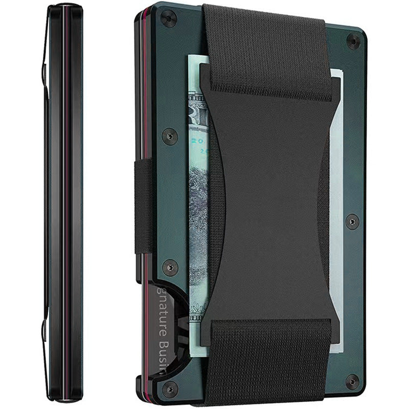 RFID Blocking Metal Carbon Fiber Wallet – Secure, Stylish & Compact! - TIVOUA