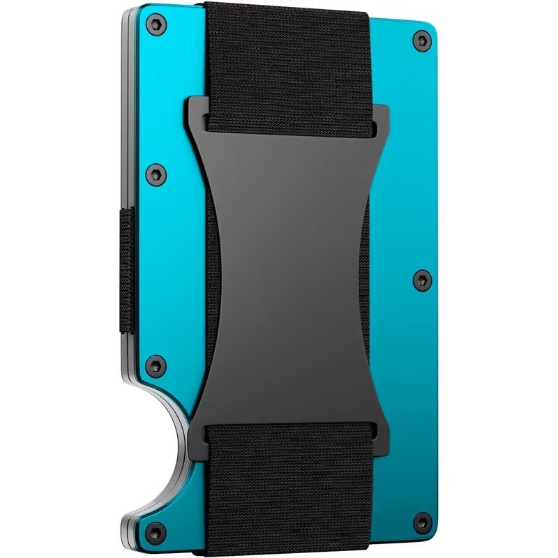 RFID Blocking Metal Carbon Fiber Wallet – Secure, Stylish & Compact! - TIVOUA
