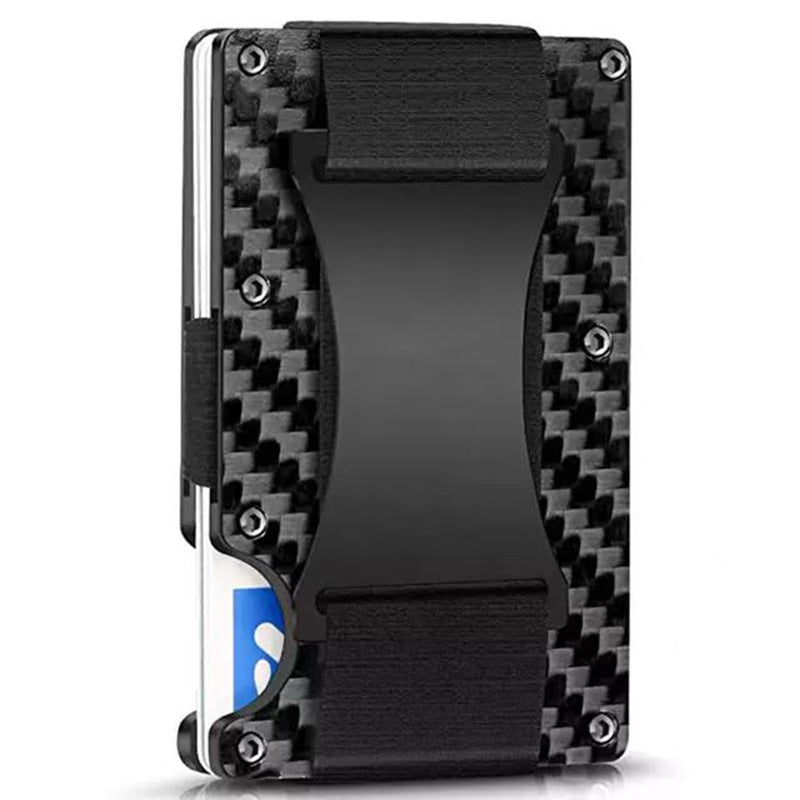 RFID Blocking Metal Carbon Fiber Wallet – Secure, Stylish & Compact! - TIVOUA