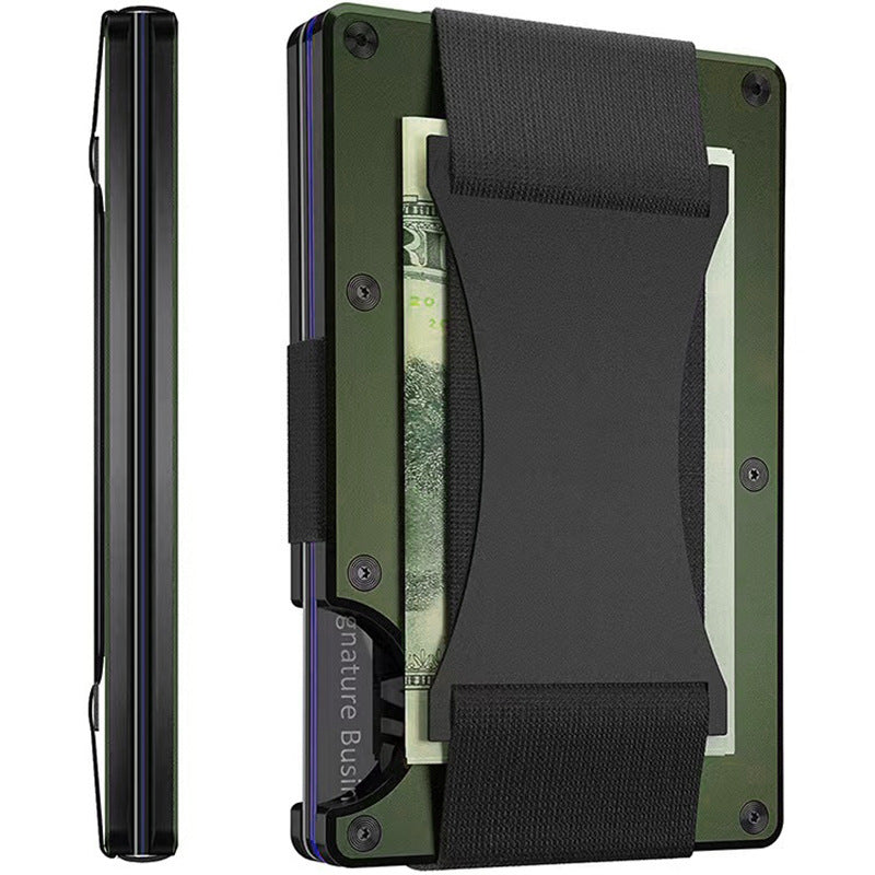 RFID Blocking Metal Carbon Fiber Wallet – Secure, Stylish & Compact! - TIVOUA