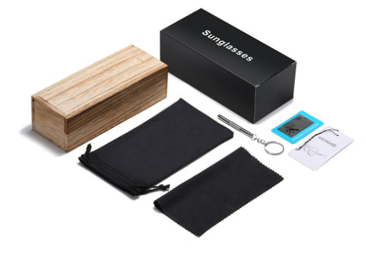 Polarized Eco Wood Sunglasses - TIVOUA