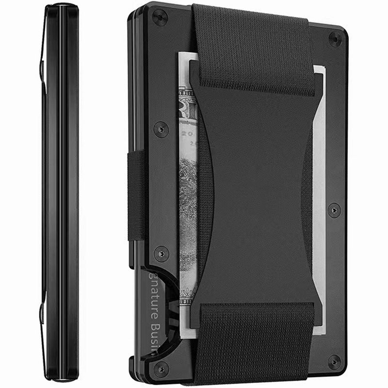 RFID Blocking Metal Carbon Fiber Wallet – Secure, Stylish & Compact! - TIVOUA