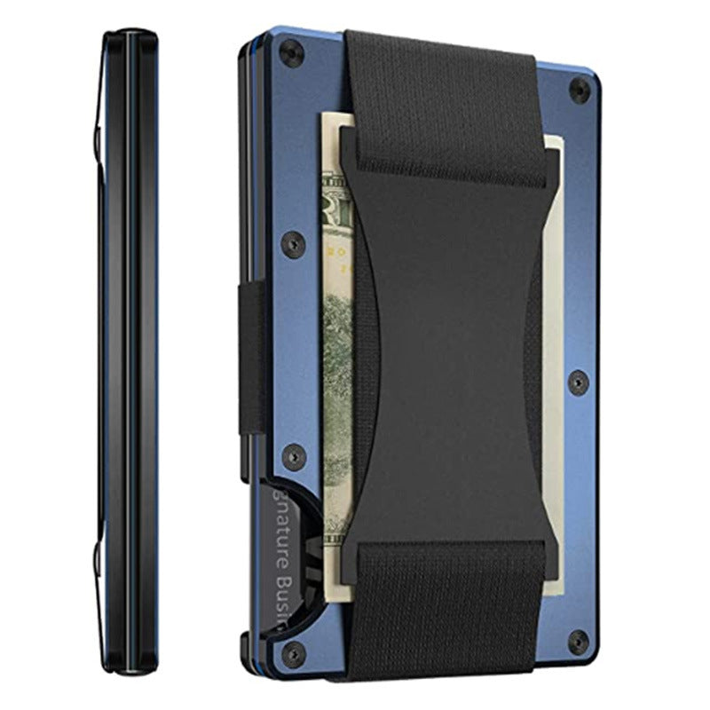 RFID Blocking Metal Carbon Fiber Wallet – Secure, Stylish & Compact! - TIVOUA
