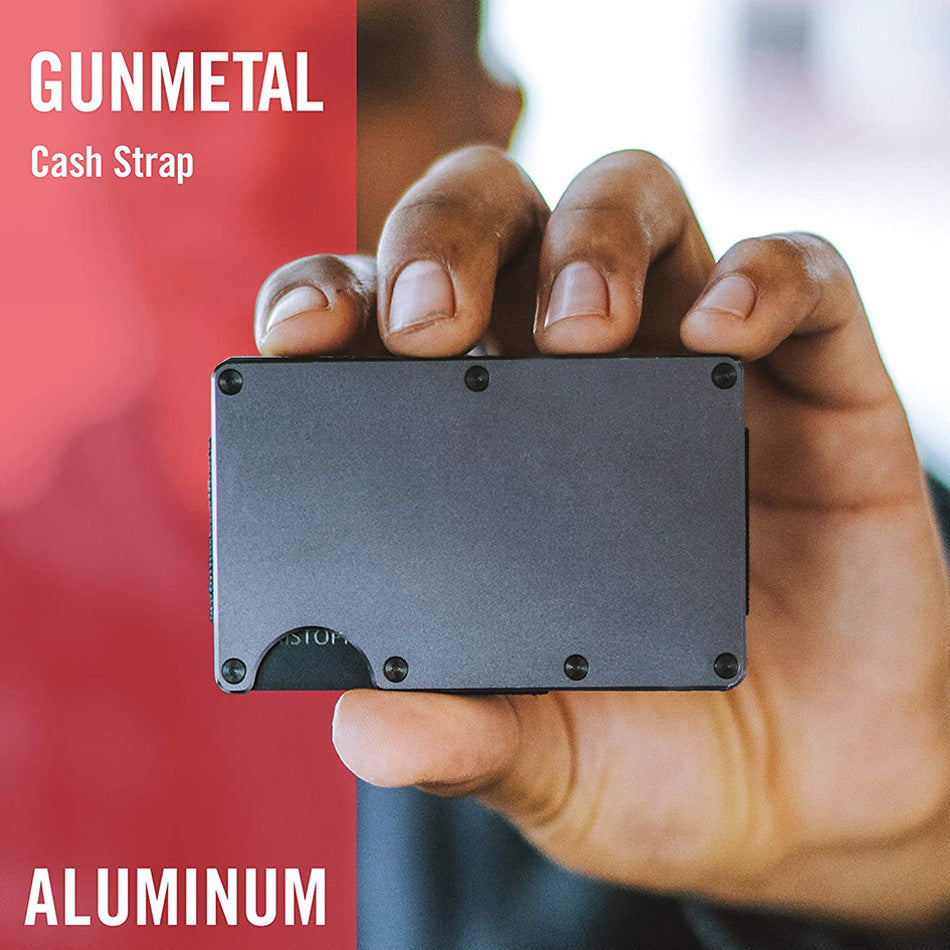 RFID Blocking Metal Carbon Fiber Wallet – Secure, Stylish & Compact! - TIVOUA