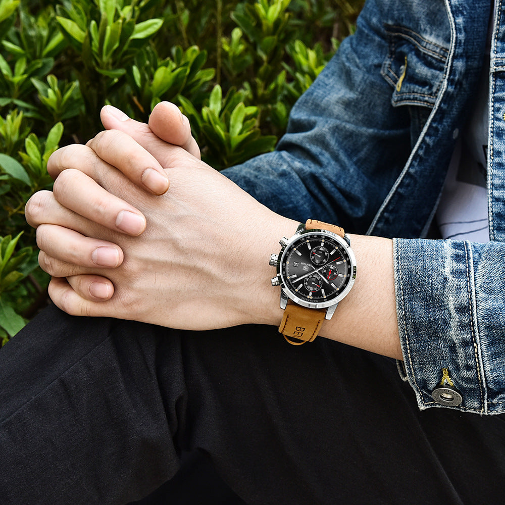 Men's Fashion Luxury Quartz Watch – Business & Casual Elegance! - TIVOUA