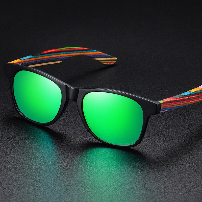Polarized Eco Wood Sunglasses - TIVOUA