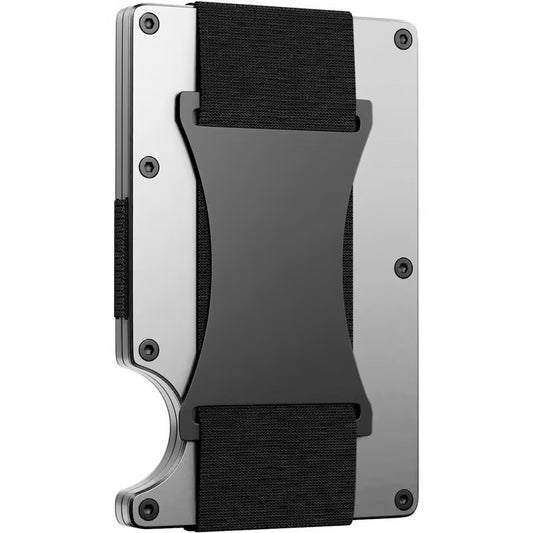 RFID Blocking Metal Carbon Fiber Wallet – Secure, Stylish & Compact! - TIVOUA