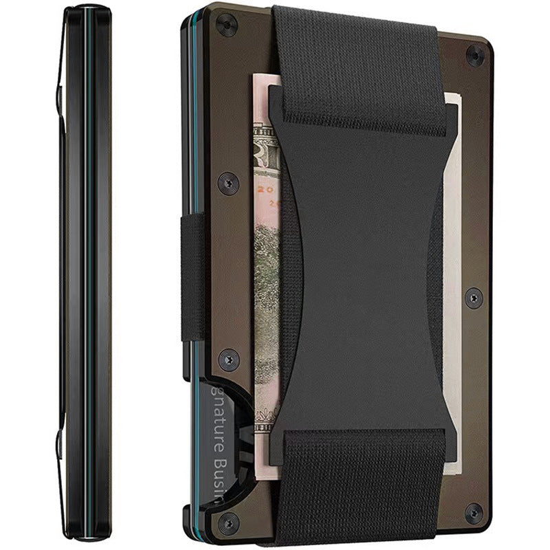 RFID Blocking Metal Carbon Fiber Wallet – Secure, Stylish & Compact! - TIVOUA