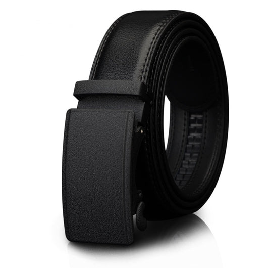 Genuine Leather Automatic Buckle Belt – Classic & Stylish for Every Occasion! - TIVOUA