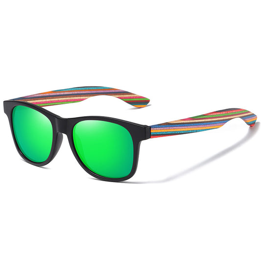Polarized Eco Wood Sunglasses - TIVOUA