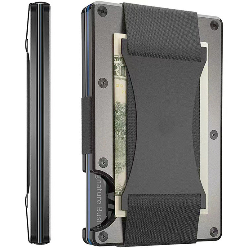 RFID Blocking Metal Carbon Fiber Wallet – Secure, Stylish & Compact! - TIVOUA