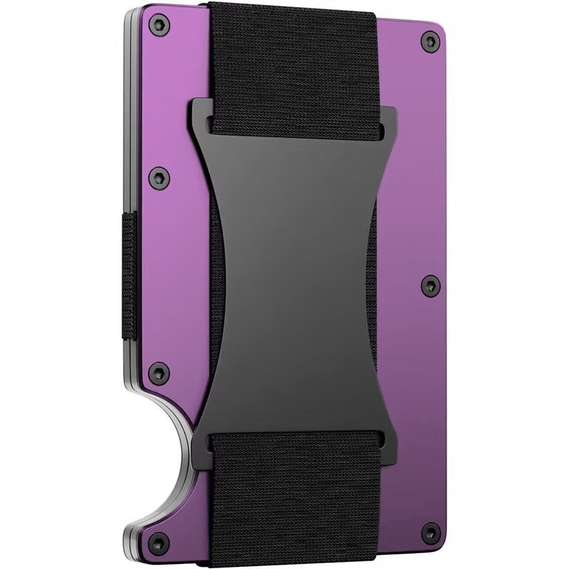 RFID Blocking Metal Carbon Fiber Wallet – Secure, Stylish & Compact! - TIVOUA